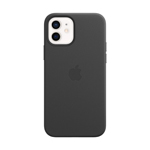 Apple iPhone 12 mini Leder Case mit MagSafe, schwarz>