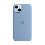 Apple iPhone 15 Plus Silikon Case mit MagSafe, winterblau