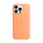 Apple iPhone 15 Pro Max Silikon Case mit MagSafe, Sorbet orange