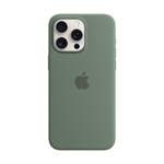 Apple iPhone 15 Pro Max Silikon Case mit MagSafe, zypresse grün