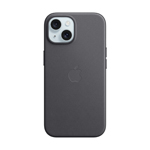 Apple iPhone 15 Feingewebe Case mit MagSafe, schwarz