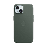 Apple iPhone 15 Feingewebe Case mit MagSafe, immergrün