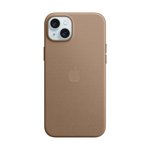 Apple iPhone 15 Plus Feingewebe Case mit MagSafe, taupe braun