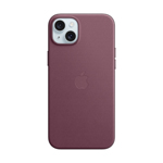 Apple iPhone 15 Plus Feingewebe Case mit MagSafe, mulberry
