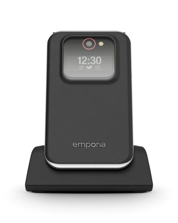 Emporia V228 - Klapphandy - Single SIM - 7,11 cm (2.8 Zoll) - Bluetooth - 1300 mAh - Schwarz