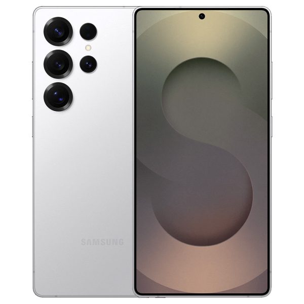 Samsung Galaxy S25 Ultra 5G - Mobiltelefon - 256GB - Titanium Whitesilver - Magenta Edition
