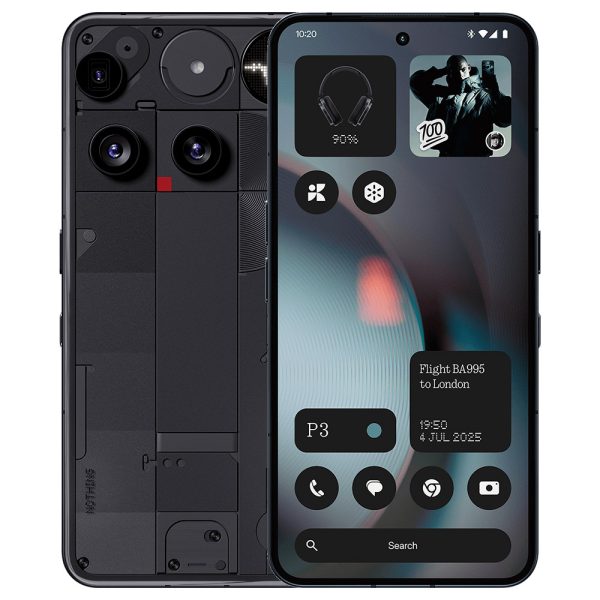 Nothing Phone (3) 5G - Mobiltelefon - 512 GB - Schwarz - Magenta Edition