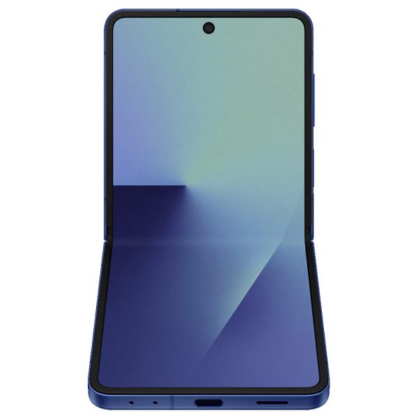 Samsung Galaxy  Z Flip7 - Mobiltelefon - 256GB - Blue Shadow - Magenta Edition