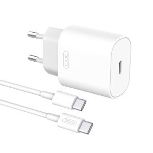 XO Wall Charger L91 25W Set mit USB-C auf USB-C Kabel