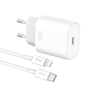 XO Wall Charger L91 25W Set mit USB-C auf Lightning Kabel